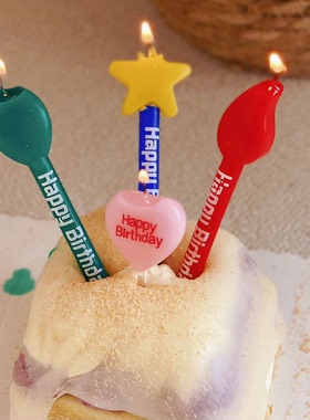 白色小狗蜡烛甜品蛋糕装饰品摆件烘焙装扮配件生日蜡插件可爱狗狗