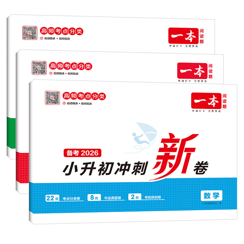 当当网正版书籍 2025新版一本小升初冲刺新卷语文数学英语小考总复习模拟真题试卷分班考小学六年级升初中必刷题知识大盘点人教版
