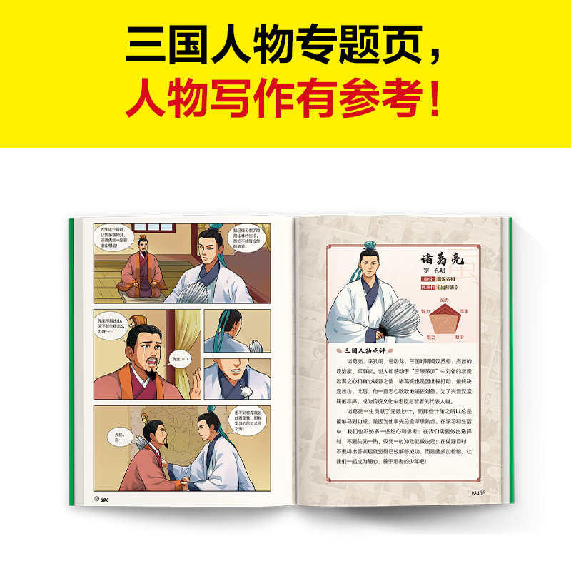 当当网正版童书 漫画讲透三国演义（全4册）（雄心壮志从小就立！读一看就记得住的三国故事，像三国英雄一样志向远大。） - 图3