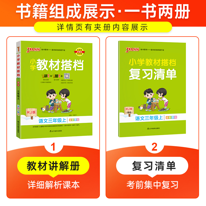 当当网正版书籍2024新版小学教材搭档语文数学英语一1二2三3四4五5六6年级上册人教北师版小学生开学同步解读全解课前预习视频微课