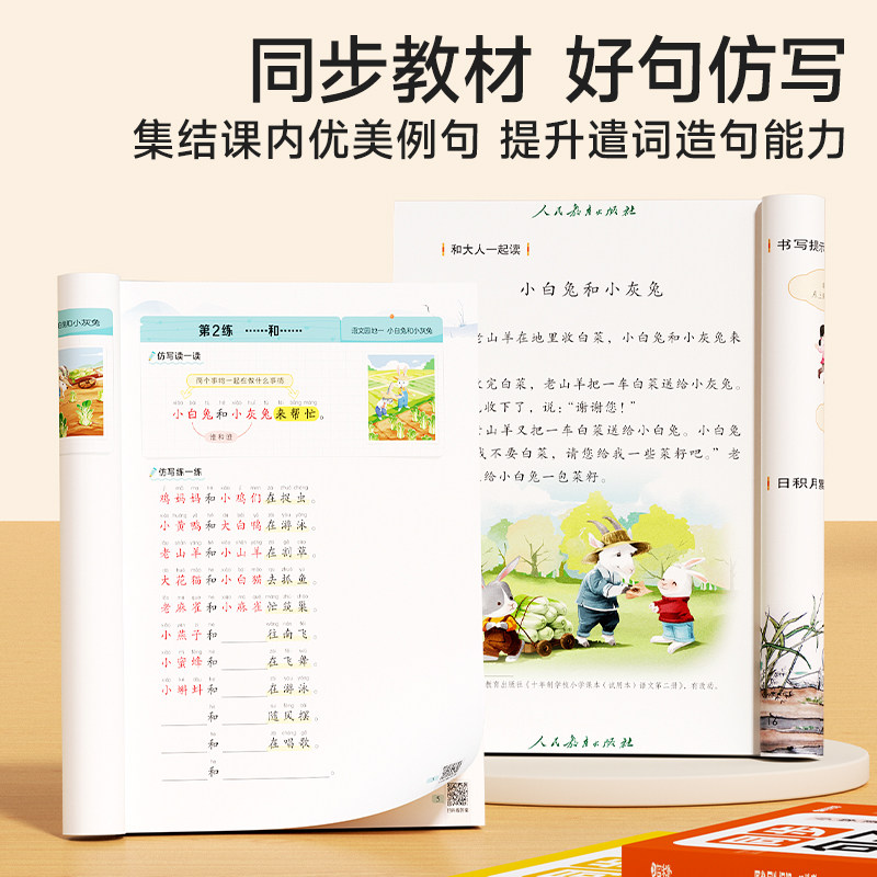 【时光学】同步句子仿写（2年级）仿写句子专项训练人教版上下册语文同步作文专项练习题连词成句字词训练造句子每日一练