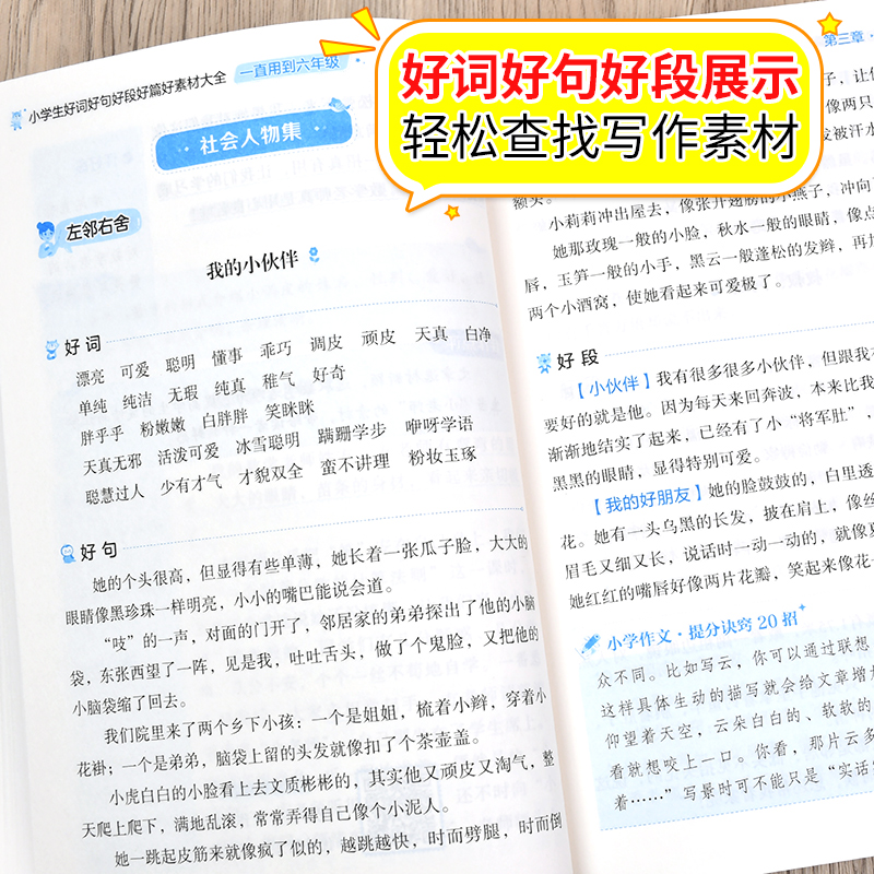 小学生好词好句好段好篇好素材大全 一直用到六年级学霸作文 - 图3