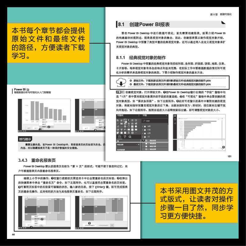 当当网 PowerBI智能数据分析与可视化从入门到精通 powerbi自学宝典 自式数据分析与交互式数据可视化与动态图表 - 图1
