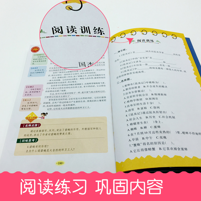 当当网正版书籍世说新语昆虫记法布尔海底两万里小学生三四年级下册课外书导读美绘版小学文学阅读原著完整书籍山东美术出版社上册