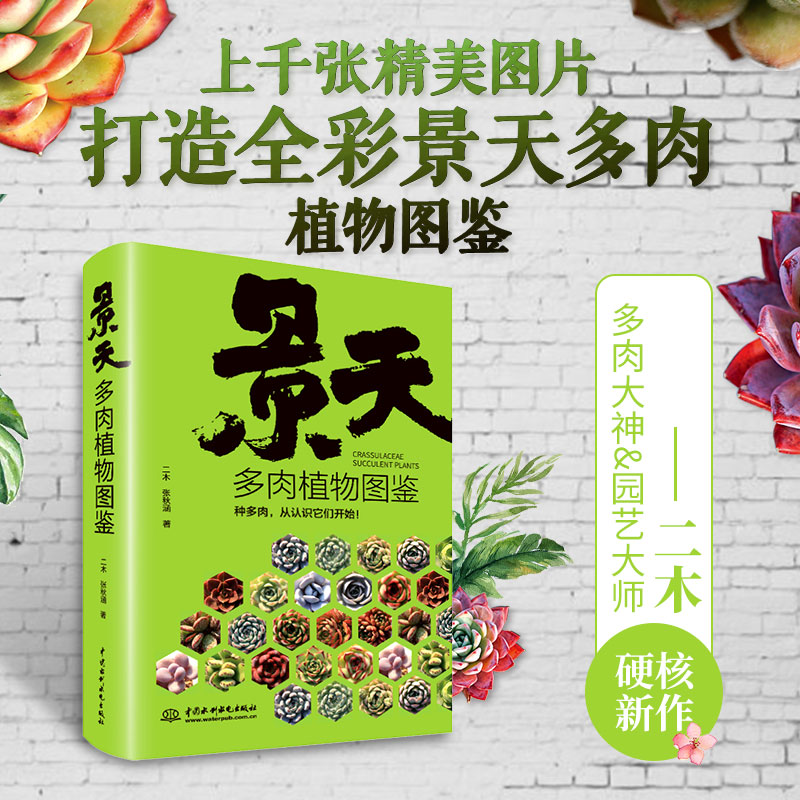 当当网 二木景天多肉植物图鉴 正版书籍 - 图2