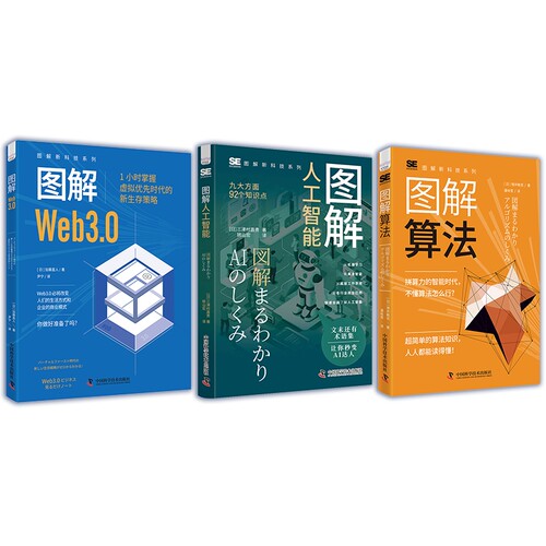 当当网 图解新科技系列全集3册 图解人工智能+图解算法+图解web3.0  技能速学与实景应用 全面掌握人工智能应用要诀 人工智能书籍 - 图3