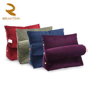 easYum/翼然 沙发靠垫抱枕三角靠垫床头大靠枕车用办公室腰靠背垫
