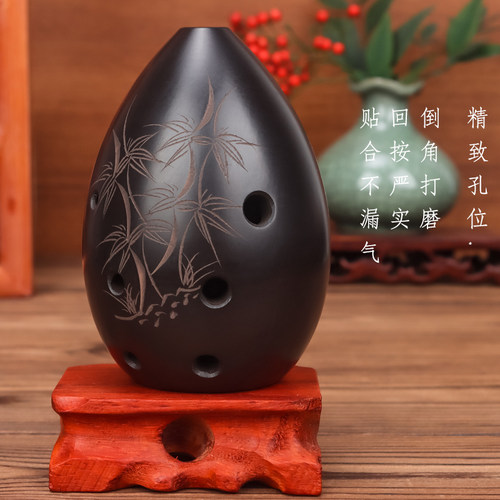 七星埙乐器初学者自学专业演奏陶埙八孔勋梨型埙民族吹奏古乐器陨 - 图2