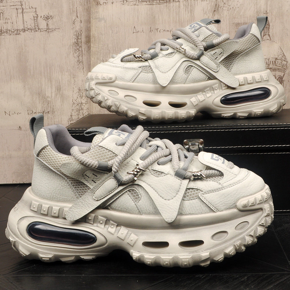 复古老爹鞋男2026网面透气运动鞋厚底内增高男鞋百搭气垫休闲鞋子,淘宝优惠券,粉丝福利购,淘宝优惠卷