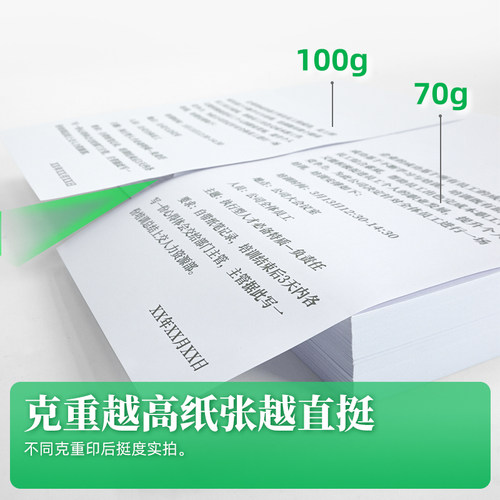 【整箱加厚白纸】A4打印纸100克/120g/140g/160g办公家用a3复印纸 - 图3