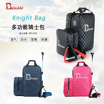 Equestrian kits Large volumetric equestrian kits Boots Armor kits Childrens equestrian scapegoat Waterproof Rider bag 8-ruler Longmag