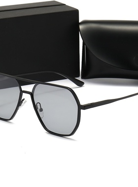 男士方形开车偏光太阳镜新款时尚铝镁镜框个性潮流墨镜厂家