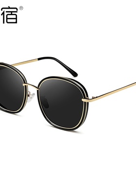 陌宿819时尚韩版网红女式偏光太阳镜GM AA品质复古墨镜女 2020款