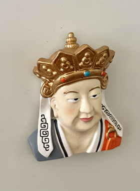 博物馆搞笑无语佛菩萨冰箱贴