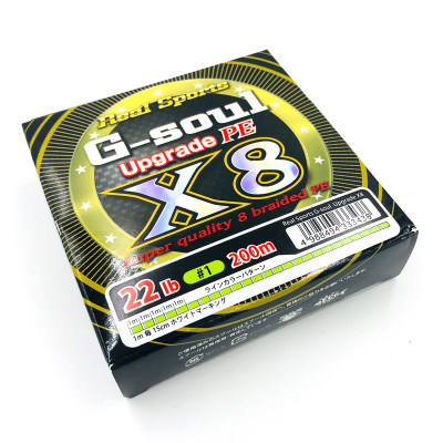 G Soul X8日本原装ygk路亚线pe线8编150米0米丝般顺滑正品包邮 虎窝淘