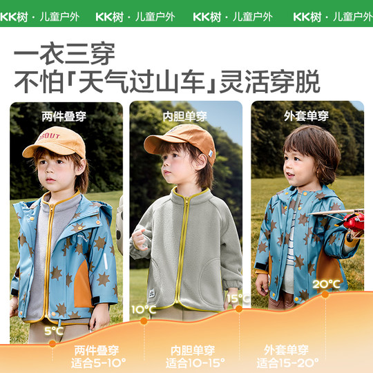 KK tree children's jacket with good looks