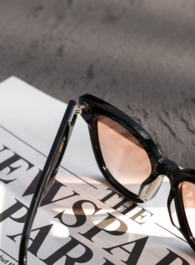 unac.n日落眼镜框黑色方框近视眼镜素颜神器显瘦板材镜框防蓝光