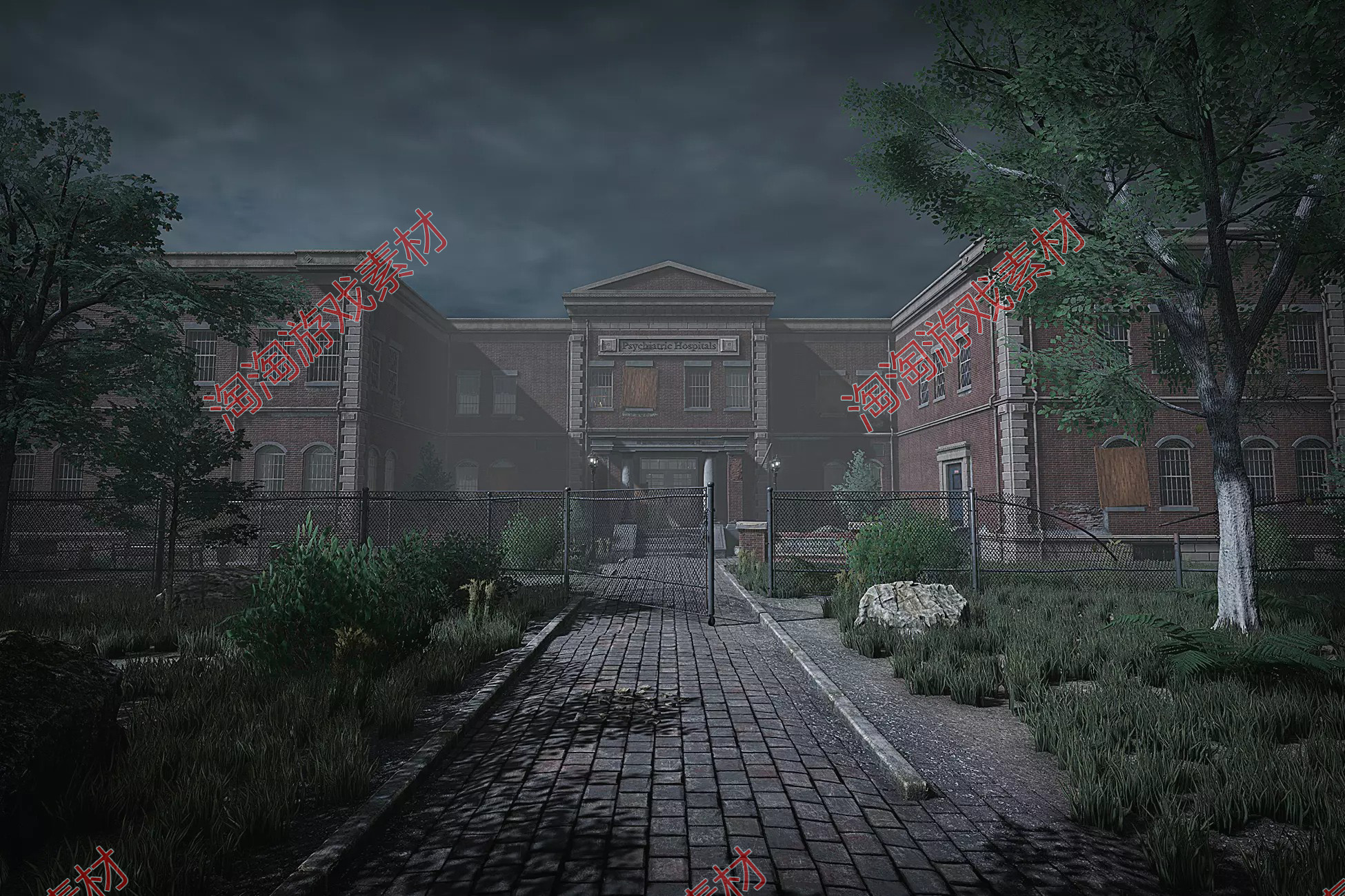 Unity3d Abandoned Psychiatric Hospital 1.3 恐怖废弃医院模型 - 图1