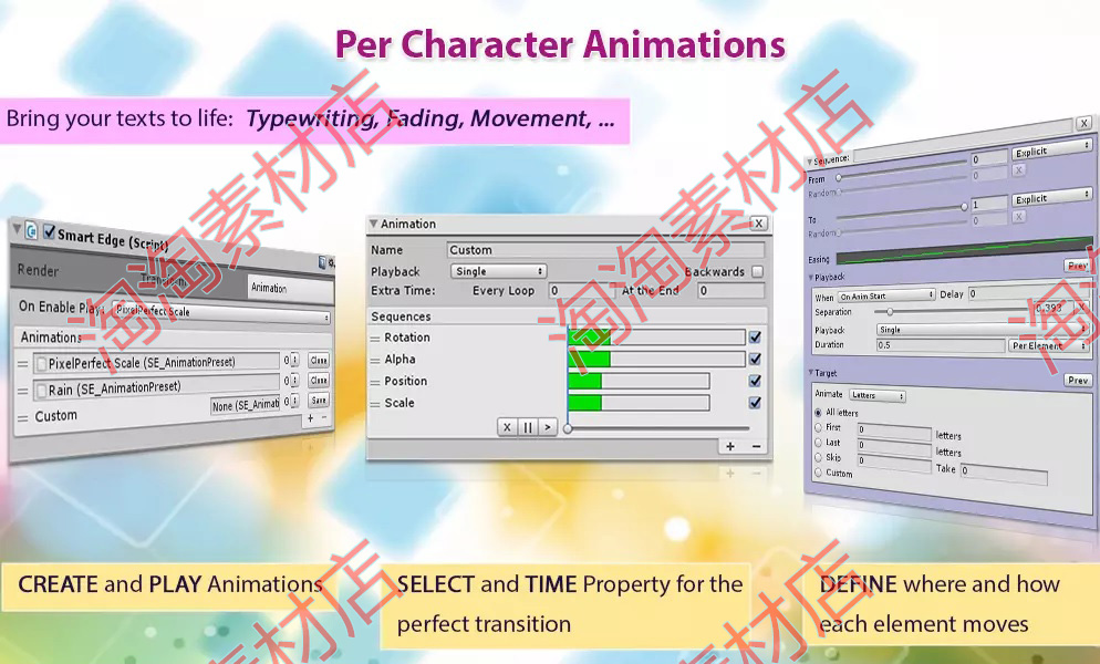 Unity3d I2 Text Animation 1.0.5f1 文本文字动画工具