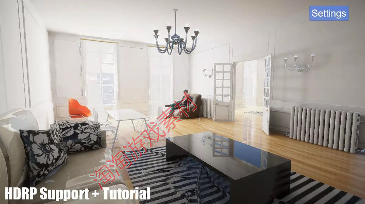 Unity3d ArchViz Lighting Kit (Paris) 1.1 建筑照明套件模板 - 图1