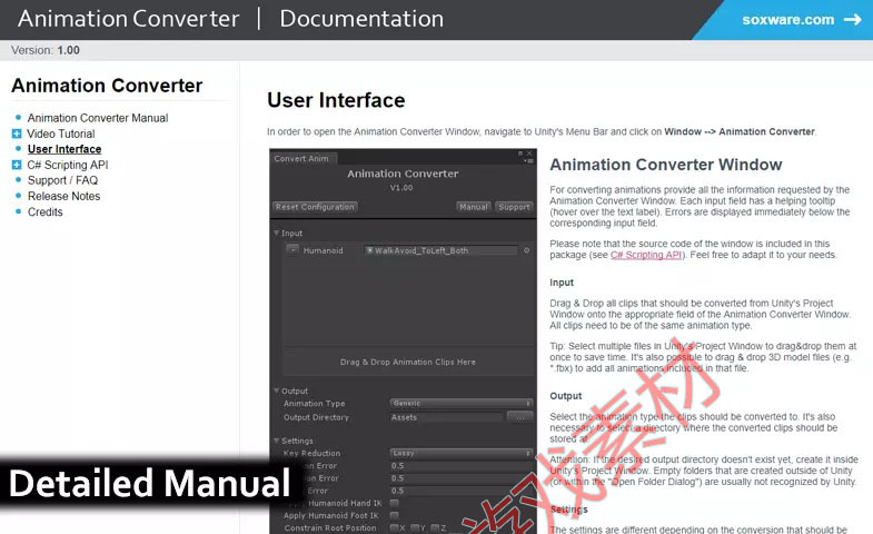 Unity Animation Converter1.03p01 Humanoid Legacy动画转换工 - 图2