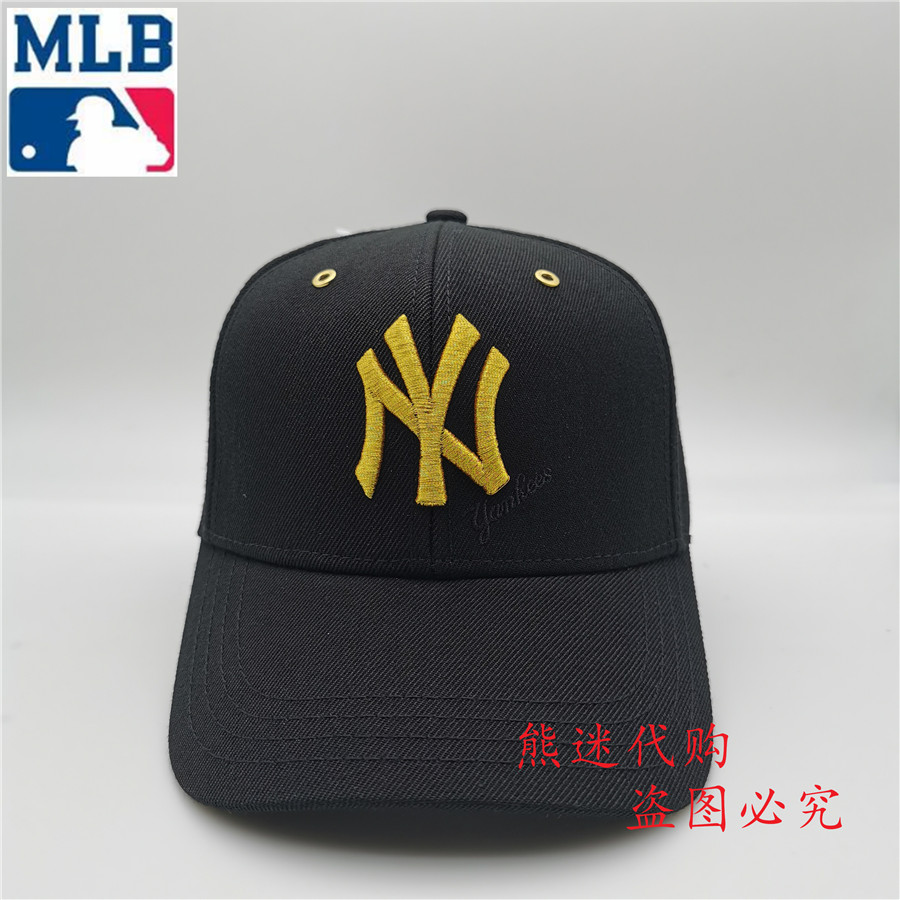 MLB棒球帽正品NY帽子女鸭舌帽男遮阳帽防晒帽20NY5UCD01900 - 图0