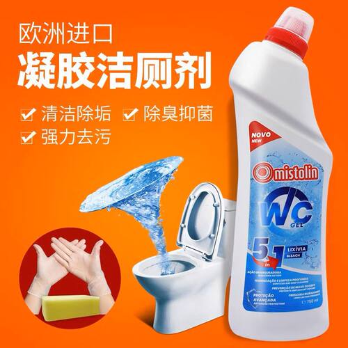 欧洲进口马桶清洁剂 洁厕灵 厕所清洁除臭瓷砖去污除垢强力清洗液 - 图1
