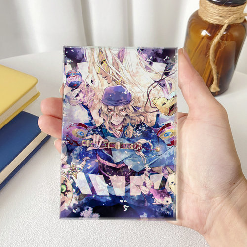 漫能怪化猫日系水晶立牌个性桌面摆件日本动漫周边二次元礼物 - 图1