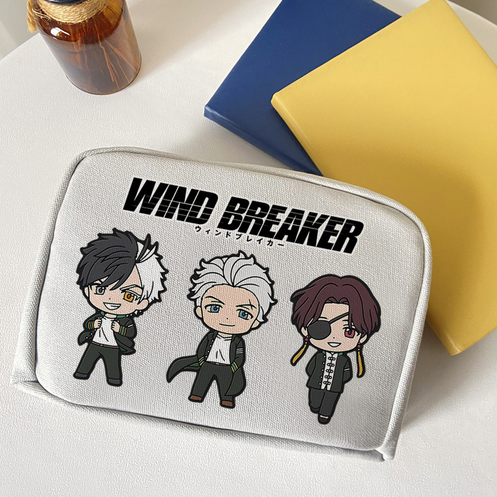 漫能防风铃防风少年笔袋文具盒收纳袋大容量日本动漫周边二次元,淘宝优惠券,粉丝福利购,淘宝优惠卷