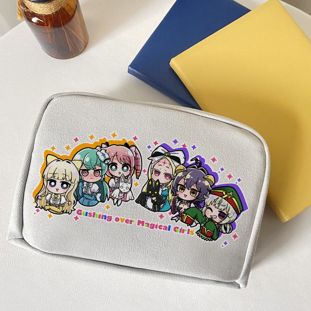 漫能梦想成为魔法少女笔袋日系大容量简约卡通收纳二次元动漫周边,淘宝优惠券,粉丝福利购,淘宝优惠卷