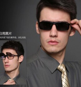 包邮轻薄墨镜眼镜夹片防眩光镜片