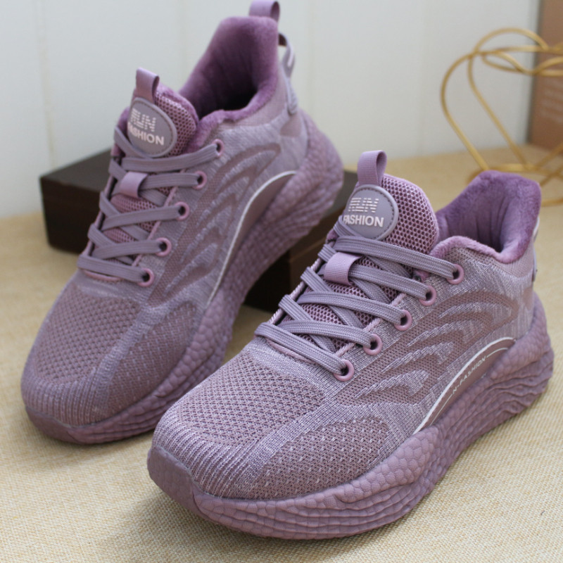 厚底老北京冬季加绒保暖女棉鞋商场同款圆头系带松糕底深口运动鞋,淘宝优惠券,粉丝福利购,淘宝优惠卷