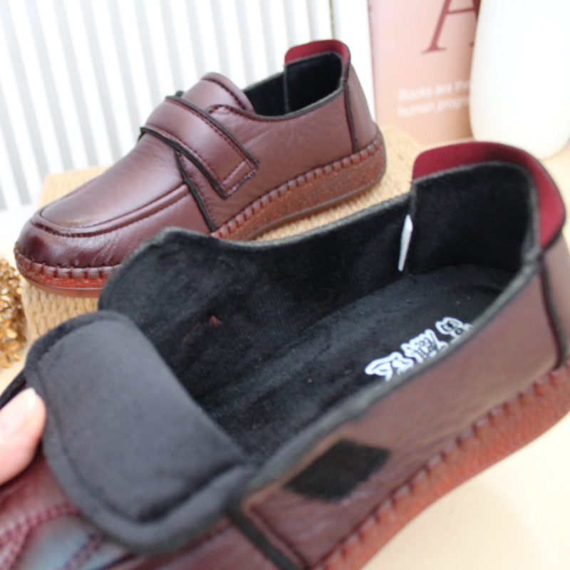 冬季老北京布鞋女棉鞋二棉薄绒粘带女休闲鞋中老年妈妈鞋软底软面,淘宝优惠券,粉丝福利购,淘宝优惠卷