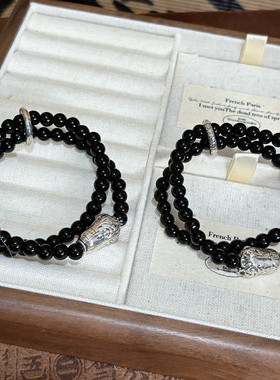 百财平安手串轻奢感转运手链男款生日纪念情侣新款