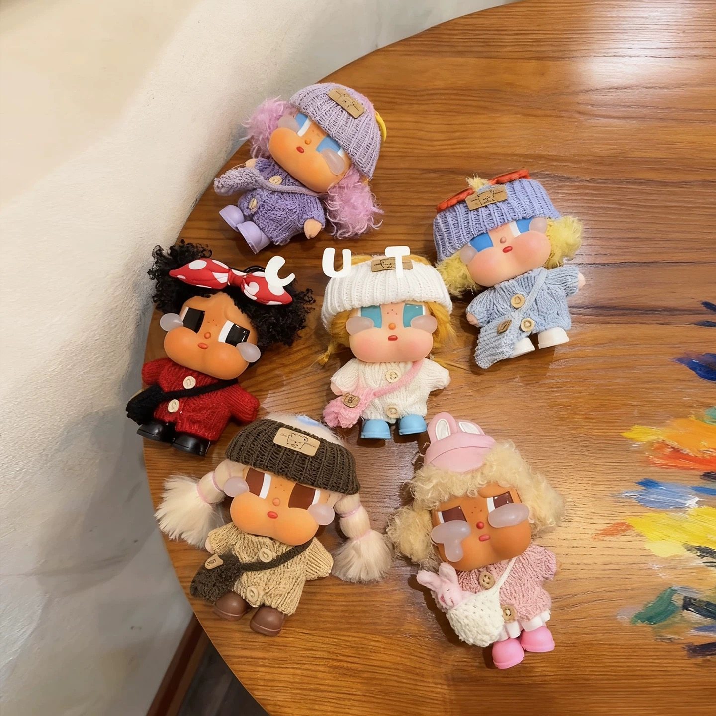 适用哭娃Crybaby vacation搪胶毛绒衣服娃衣套装秋冬毛衣裙子,淘宝优惠券,粉丝福利购,淘宝优惠卷