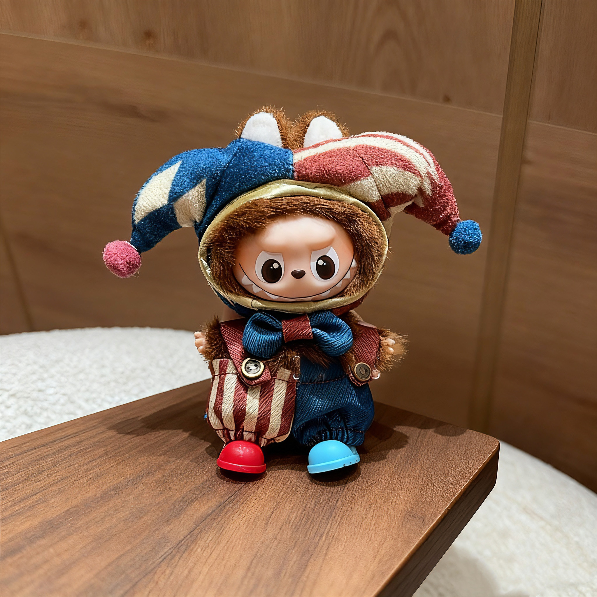 适用4.0拉布布10cm迷你版四代娃衣小丑套装毛绒衣服labubu套装,淘宝优惠券,粉丝福利购,淘宝优惠卷