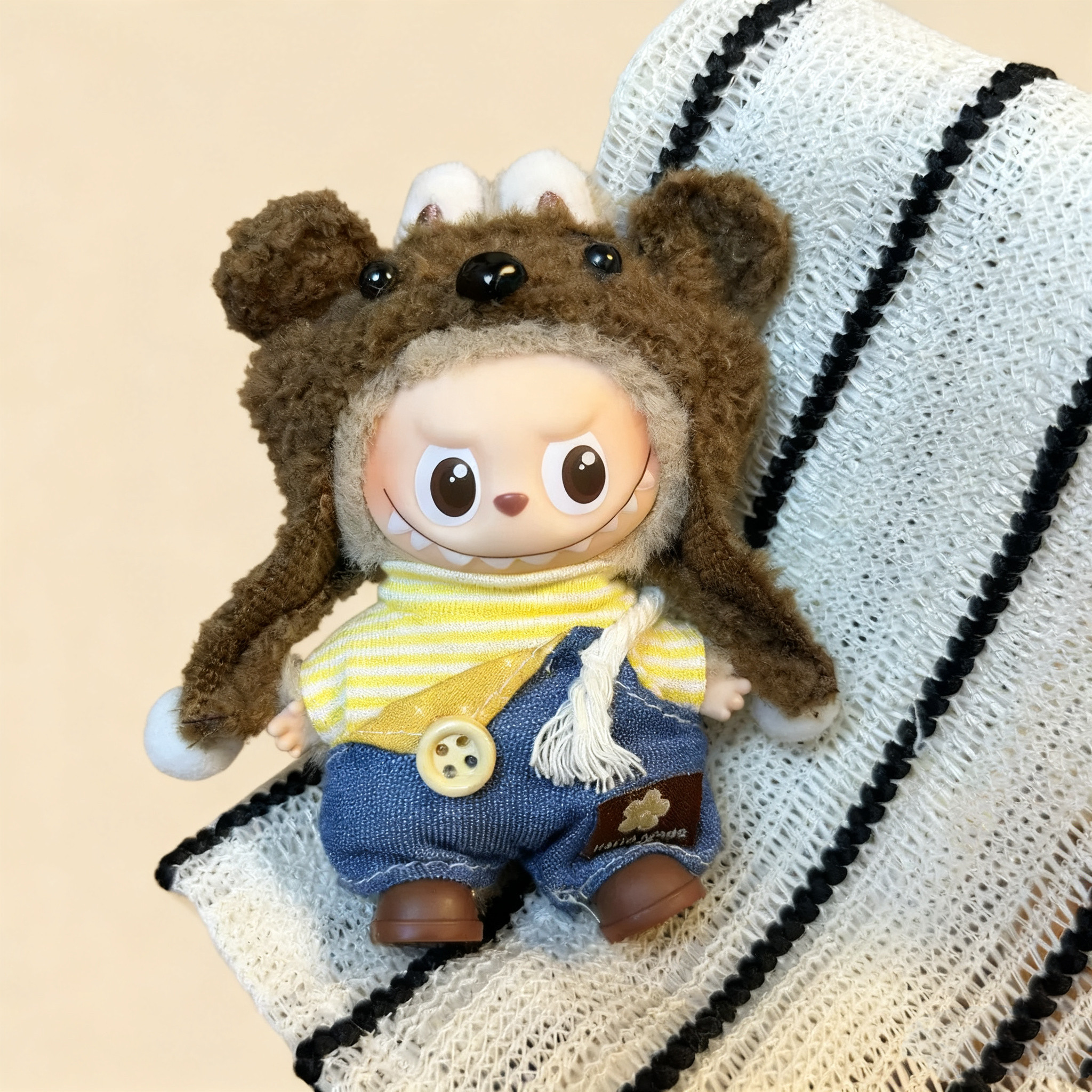 4.0拉布布10cm迷你版娃衣四代衣服套装娃娃衣服Labubu玩偶,淘宝优惠券,粉丝福利购,淘宝优惠卷