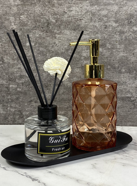 卫生间组合香水托盘摆件