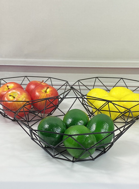 厨房配饰拍摄道具水果篮组合摆件