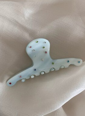 醋酸抓夹高级感大号发夹女后脑勺盘发神器鲨鱼夹子夹头发饰头饰
