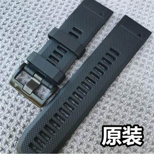 Garmin佳明fenix5原装表带6Xplus飞耐时fenix3尼龙快拆硅胶表带26 - 图0