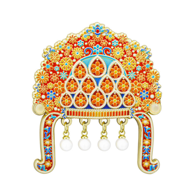 萧皇后凤冠冰箱贴磁贴中国风大运河博物馆扬州文创旅游2026年