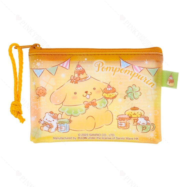 香港正版sanrio 大口仔 卡通创意闪纱拉链卡片收纳袋口红杂物卡包,淘宝优惠券,粉丝福利购,淘宝优惠卷