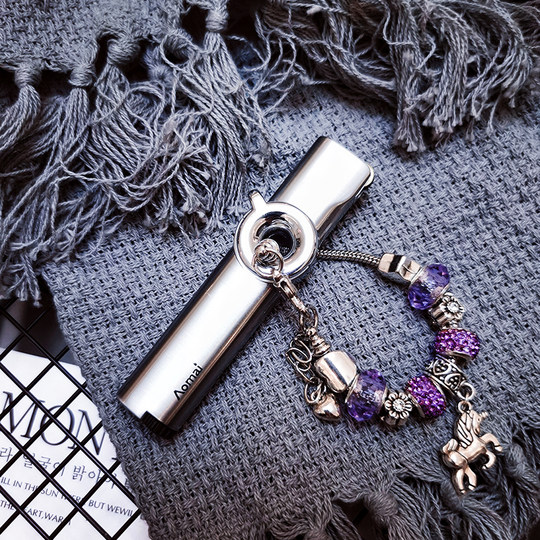 Ins women's lighter birthday gift high-end windproof