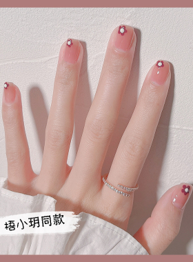 碎银素圈小众时尚轻奢女食指戒