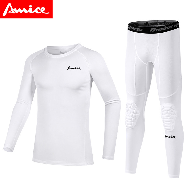 AWICE儿童篮球服弹力速干衣护肘紧身衣套装 训练防撞护膝七分裤,淘宝优惠券,粉丝福利购,淘宝优惠卷