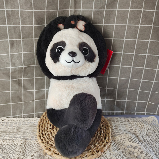 ເຊື່ອງ ແລະຊອກຫາ Panda Panda ນອນ Doll