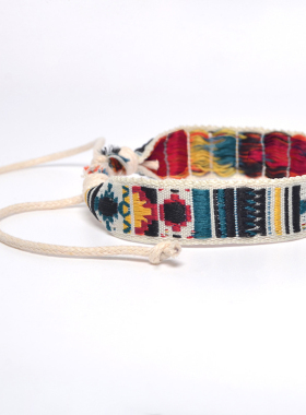 闺蜜织带刺绣情侣款学生手绳简约