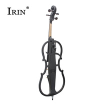 Electroacoustic cello black student 4 4 Electronic muted playing class cello