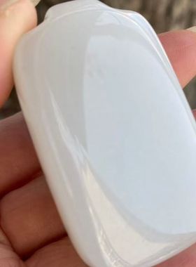 店主强烈推荐和田羊脂白玉平安无事牌细腻油润性价比超高老坑料